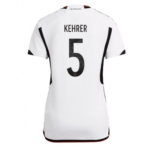 Fotbalové Dres Německo Thilo Kehrer #5 Dámské Domácí MS 2022 Krátký Rukáv